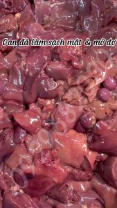 [Giao Hỏa Tốc] Gan gà làm sạch 1kg - gan - thức ăn tươi cho chó mèo - thức ăn cho thú cưng - patê tươi - TPHCM