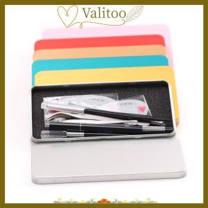 [Valitoo] Paper Money Holder Tinplate Currency Tray Small Metal Cash Storage Box Convenient Money Protector Case Organization