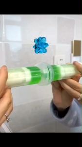 KOREAN TOILET BATHROOM PUSH TYPE SCRUBBLE BUBBLE CLEANER TOILET CLEANERS FRAGRANCE FRESHENER GEL PEWANGI TANDAS 马桶小花