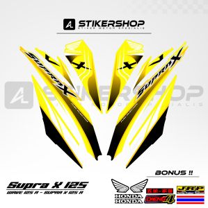 STIKER STRIPING SUPRA X125 - WAVE 125 R GRAFIS VARIASI 024