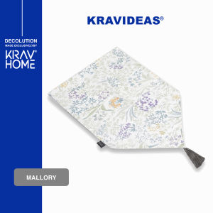 Krav Ideas Home Table Runner Taplak Meja Ruang Tamu Kain Katun Cvc Motif Floral Series