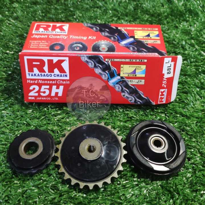 Timing Chain Ex5 ORIGINAL RK TIMING CHAIN / TIMING KIT SET HONDA EX5 DREAM / WAVE100 ...