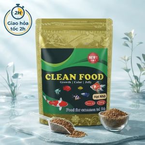 Thức ăn cá 500Gr hạt nhỡ tăng size mạnh lên màu chuẩn không gây đục nước cám cá Koi cá kiểng 7 màu cá vàng..