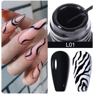 UR Gel Kẻ 5Ml SUGAR LILYCUTE Sơn Vẽ Graffiti Kiểu Pháp Sơn Móng Tay Nghệ Thuật Đầu Ultra-Bút Lông Mảnh Sơn Gel Thiết Kế Kẻ Sọc