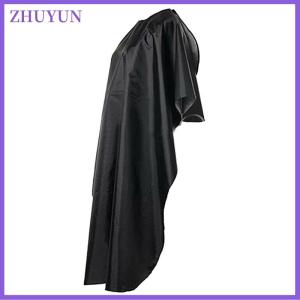 ZHUYUN Professional Haircut Cutting Salon Barber Hairdressing Gown Cape Apron universal Black Waterproof Salon Hair Cut Hairdressing Hairdresser Barber Cape Gown