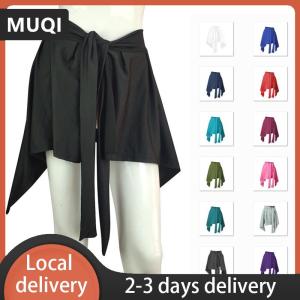 [COD] MUQI Ship within 24 hours Yoga Skirts Long Straps Tennis Ballet Skirt Women All-match Hip Covering Bottoms