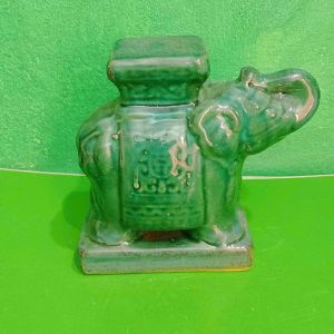 Set 2 tượng gốm decort trang trí để kệ tủ 17 cm