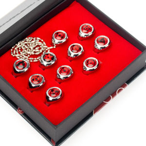 REEBO Fashion Men Itachi Uchiha Ninja DIY Jewelry props Anime Ring Cosplay Rings