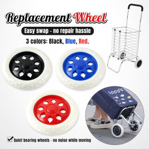 EVA Shopping Trolley Replacement Wheels Silent Bearing Shopping Cart Casters 8mm Shaft 1Pc