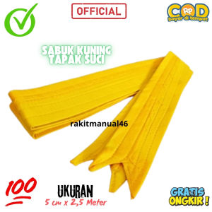 Sabuk Tapak Suci Kuning /Sabuk Pemula Tapak Suci / Sabuk Silat