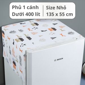 Bọc Bảo Vệ Tủ Lạnh Chống Bụi Living C Cho Cửa 1 Cánh 2 Cánh Đa Năng Tiện Dụng Chống Thấm Nước