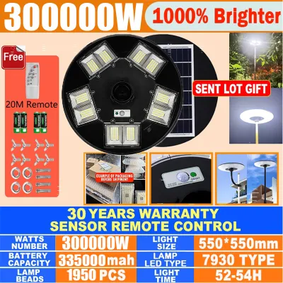 【Free Shipping】BUY 1 TAKE 1 ufo solar light 500000W solar street light UFO solar light IP67 outdoor waterproof solar led light with sense remote solar light outdoor waterproof wall light Motion Sensor Outdoor Lamp