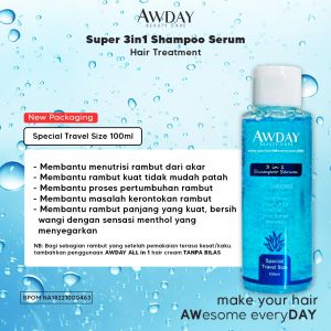COD BPOM SHAMPOO Penumbuh Rambut Awday/ Gratis Ongkir ORIGINAL SHAMPOO AWDAY