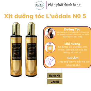 Xit dưỡng tóc hương nước hoa liyang luodais no5 giúp giữ ẩm cho tóc phục hồi tóc bảo vệ tóc 220ml