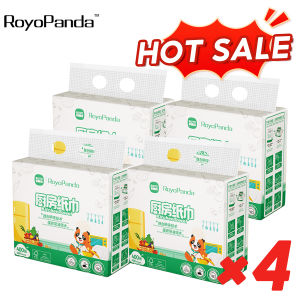 【1/4/8Packs】RoyoPanda 2-Ply High-Absorption Hanging Kitchen Tissue 195 * 230mm Paper Towels Strong for Grease & Spills Hanging Convenience