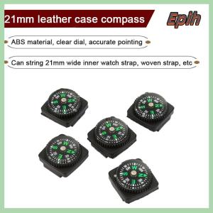 [Epih] Mini Wristband Compass Portable Detachable Compass Outdoor Camping Hiking Travel Emergency Survival Navigation Tool