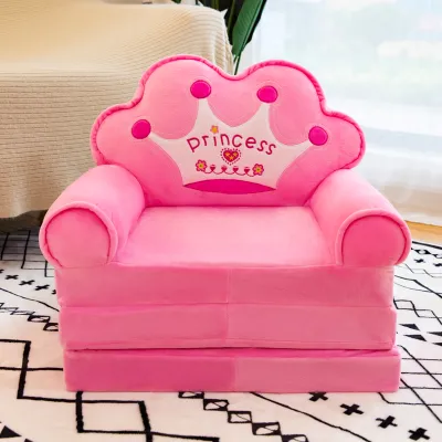CUTEHOME Sofa Lipat Sofa Lipat Anak Sofa Kecil Kursi Anak Gaya Kartun Dapat Dilepas Dan Dicuci