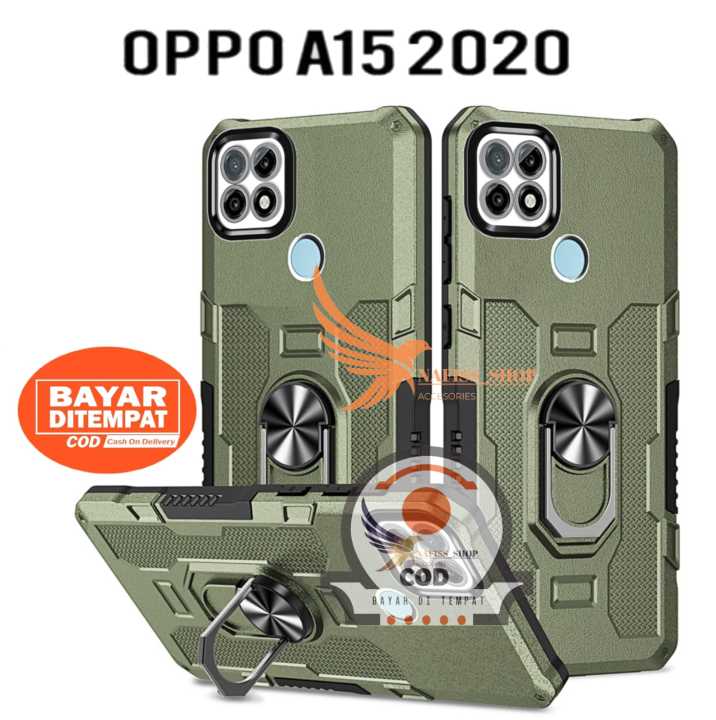 Casing Hp Untuk Oppo A15 2020 Case Robot Hit Eye Ring Casing Standing New Cover Lazada Indonesia 9734