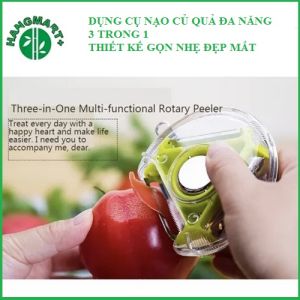 Dụng cụ nạo củ quả đa năng 3 trong 1 thiết kế gọn nhẹ đẹp mắt