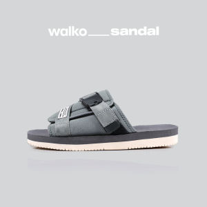 Walko - Sandal Traveling Casual Slide Pria dan Wanita Slip on - Hazel Grey