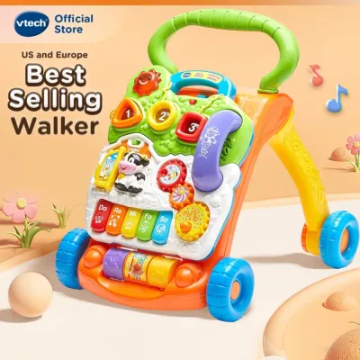 Vtech Sit to Stand Learning Baby Walker Boys Toys Baby Push Walker Toy for 1 year (Random Color Selection)