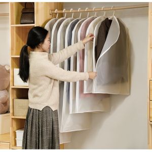 Clothes Dust Cover Transparent Waterproof Sideways Zip Cover/Penutup Pakaian/Zip SebelahHabuk