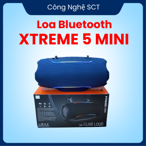 Loa Bluetooth XTREME 5 MINI - Thiết kế nhỏ gọn bền vỏ lưới kích thước phù hợp cho di chuyển và sử dụng ngoài trời.