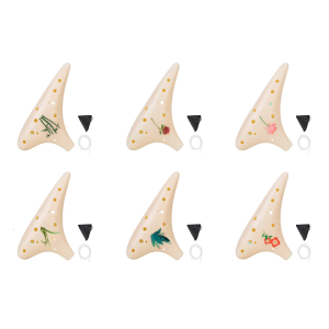 12 lỗ Ocarina với phạm vi âm phong phú và trọng lượng nhẹ nhựa xây dựng cho những người đam mê âm nhạc và biểu diễn
