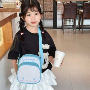 Christmas Gift Halloween Hot Sanrio Childrens Bag Hello Kitty Anime Kawaii Crossbody Bag Kuromi Cartoon Cute Ins Storage Bag Fashion Gifts for Kids Kit