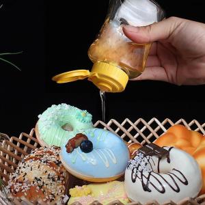 [COD] hegu ขวดบีบน้ำผึ้งขวดน้ำซอสซอสมะเขือเทศฝาพับแบบเติมได้ขวดใส่น้ำเชื่อมขวดบีบได้กันรั่ว