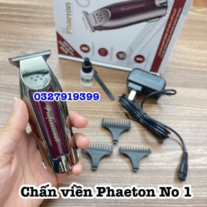 Phaeton Tông đơ cạo viền cao cấp Barber PHAETON NO 1 - Động cơ Turbo 2 tốc độ lưỡi thép không gỉ pin lithium 1000mAh thời gian sử dụng 45-60 phút thiết kế hiện đại bảo hành 3 tháng