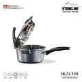 STONELINE® Saucepan Skillet 18 cm with Strainer Lid | FUTURE. 