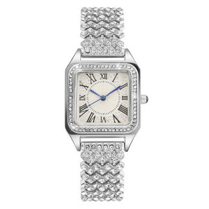 Jam Tangan Anti Air Analog Kuarsa Jam Tangan Berlian Tahan Splash Stainless Steel Watch