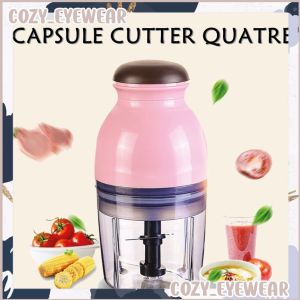 Capsule Cutter Quatre Mini Electric Meat Grinder Baby Hand Mixer Blender Chopper Food Processor
