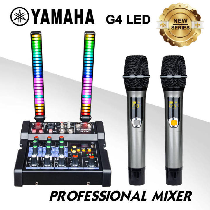 YAMAHA G4 LED Professional MIXER Bluetooth With High Quality Wireless