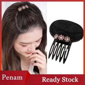 [PAM] Rhinestone Invisible Fluffy Sponge Hair Clip Front Hair Line Volume Base Puff Cushion Hair Bun Hair Styling Hair Hairpin