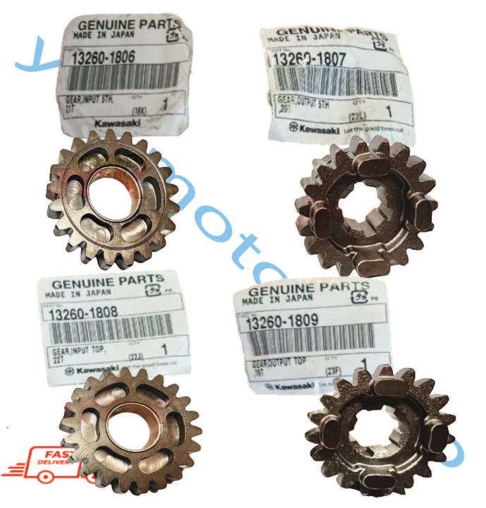 KAWASAKI RR150 RR 150 ZX 150 ZX150 ENGINE GEAR BOX TOPGEAR 100