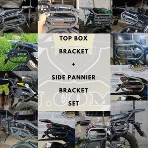 KYMCO DTX 360 Heavy Duty Top Box Bracket with Side Pannier Bracket by J.COM