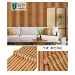 Wallpaper Sticker Dinding Kayu Elegan Panjang 8 Sampai 9 Meter x Lebar 45cm