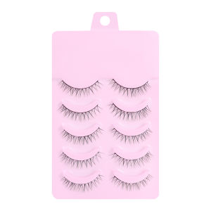 [Charming women] 5 pairs 3D Little Devil Lash Professional Makeup False Eyelash Fairy Princess Comics Natural Daily Eyelash Extension Tools
