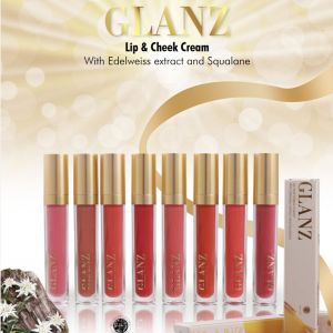 Glanz Lip and Cheek Cream 3 in 1 Mengandung ekstrak bunga Edelweiss