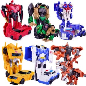 Mainan Anak Robot Transformasi Deformation 2 in 1 Action Figure 6 Model HADIAH ANAK