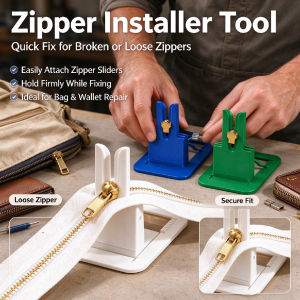 Zipper Head Installation Tool Zipper Slider Repair Kit Replacement Durable Zipper Pull Fixer Easy To Use Sewing Accessories