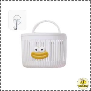 Plastic Hanging Bathroom Storage Basket Kitchen Bathroom Organizer