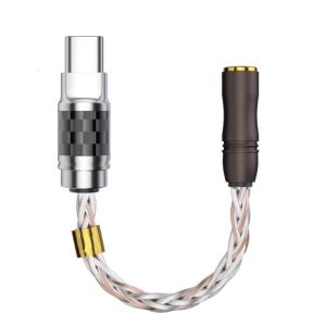 Audiophile Type C to 2.5/3.5mm Headphone Converter Male to Female Adapter Type C Balanced Earphone Cable