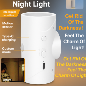 Led Light Lighting Rechargeable Light Automatic Adjustable Angle Flexible Installation Sensor Light on
