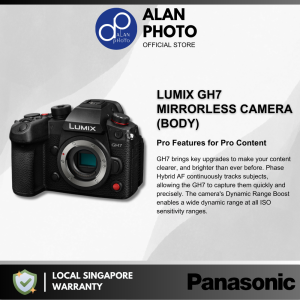 Panasonic Lumix GH7 Mirrorless Camera Body & with 12-60mm F2.8-4 Kit Lens | Panasonic Singapore Warranty