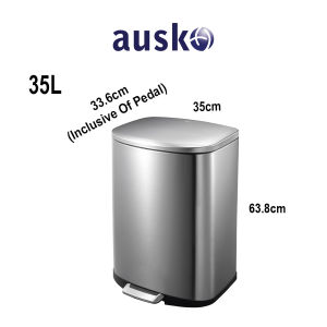 EKO Dustbin | DELLA | EK9366 | 20L | Multiple Sizes | Step Pedal Bin | Soft Closing | Kitchen Bin | Office Bin