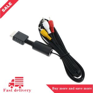 [COD]Flash Delivery AV audio video cable cord wire for ps2 ps3 play station console system
