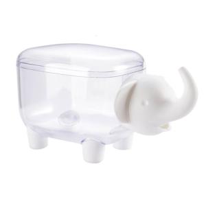 Dustproof Clear Plastic Cotton Swab Storage Box With Lid for Home Organization Large Capacity Hygienic Container
